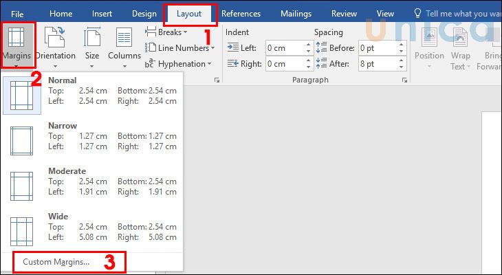 can-le-trong-word-2003