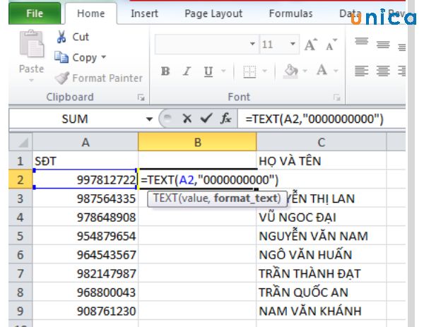 cach-them-so-0-vao-so-dien-thoai-trong-excel-bang-ham-Text