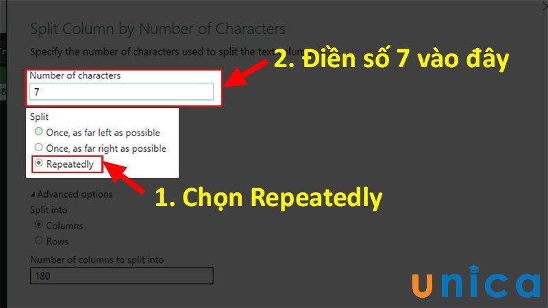 Tích chọn Repeatedly