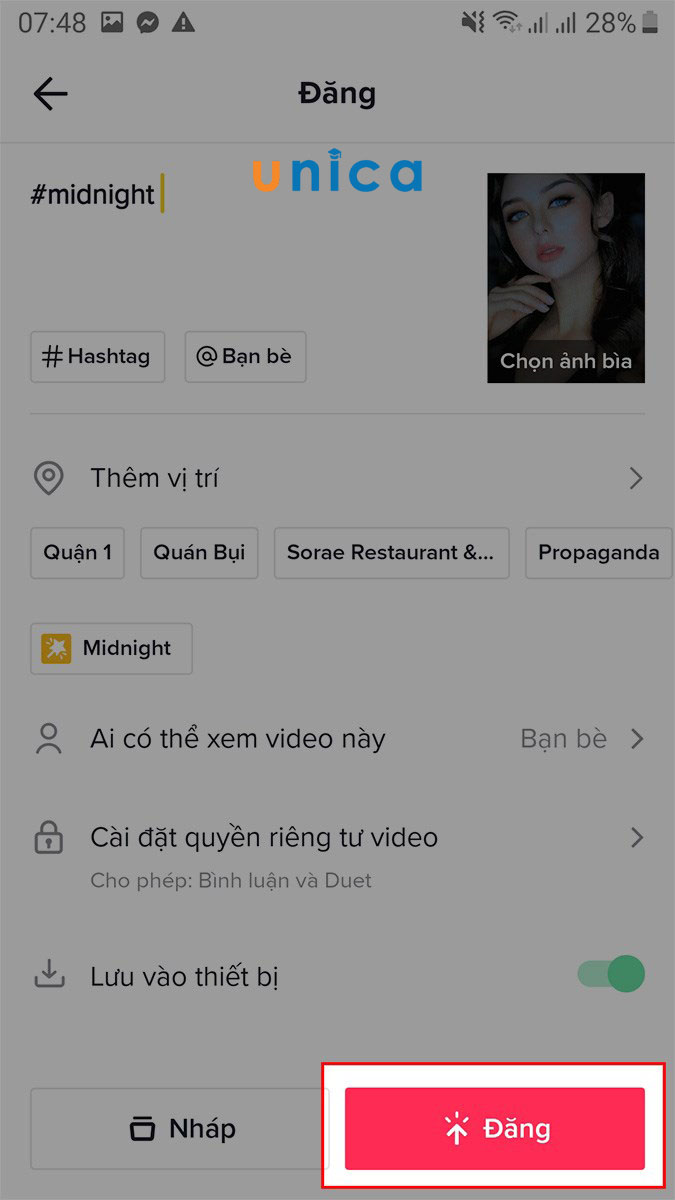 Chọn đăng