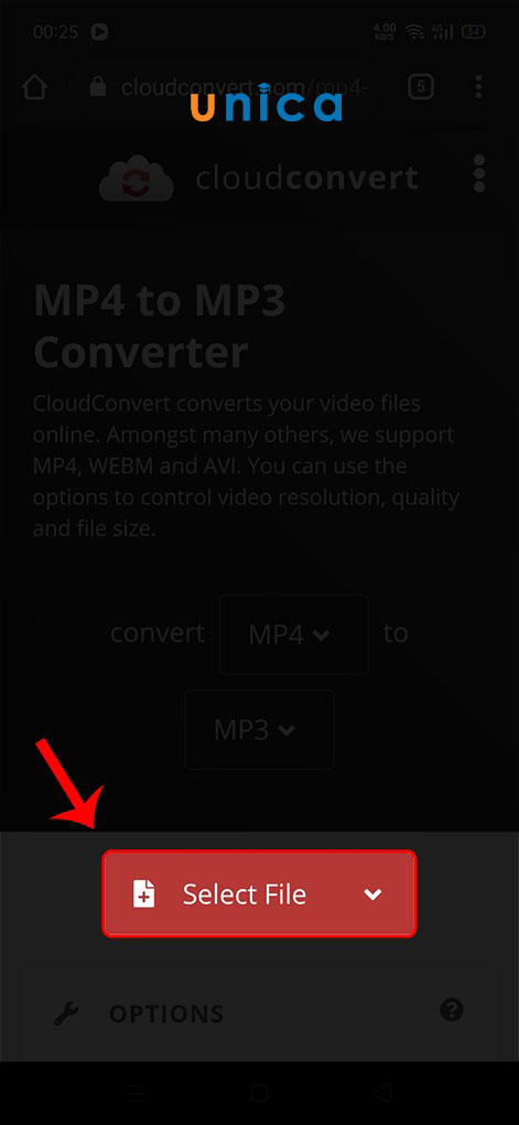 Chuyển video thành file nhạc