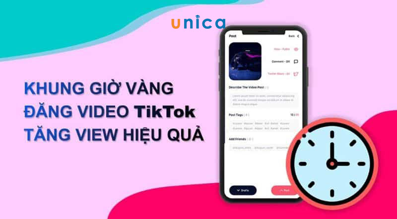 Khung giờ vàng đăng Tiktok lên xu hướng