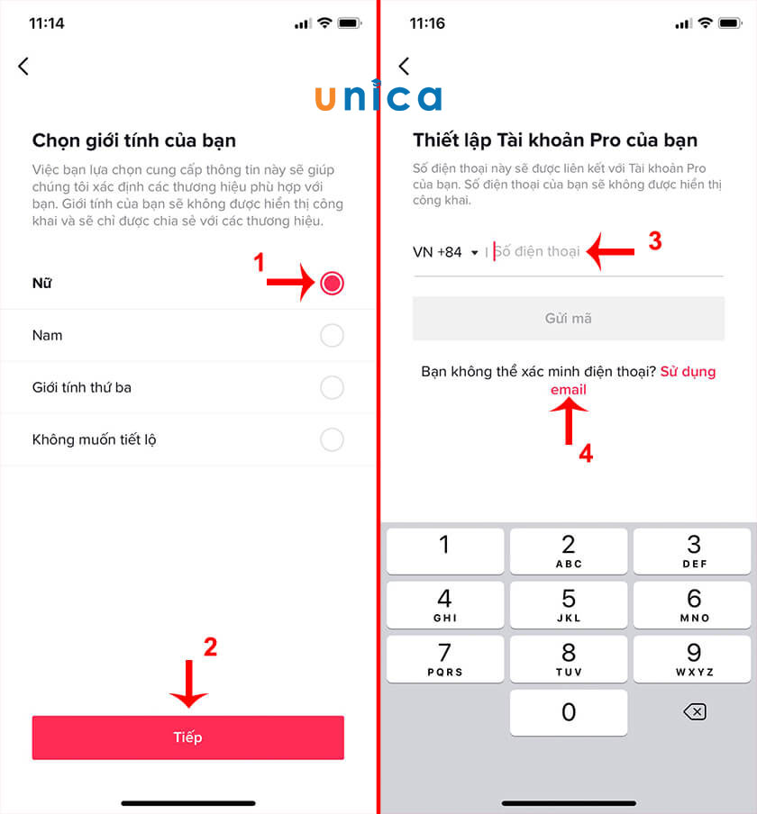 Cách tăng follow cho tiktok khi chuyển sang tài khoản Pro