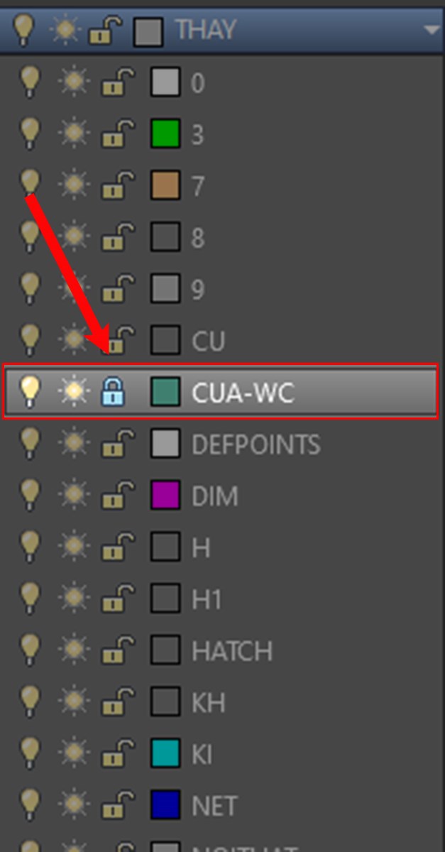 Lỗi không xóa được layer trong Cad