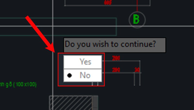 Chọn layer cần xóa và nhấn Enter
