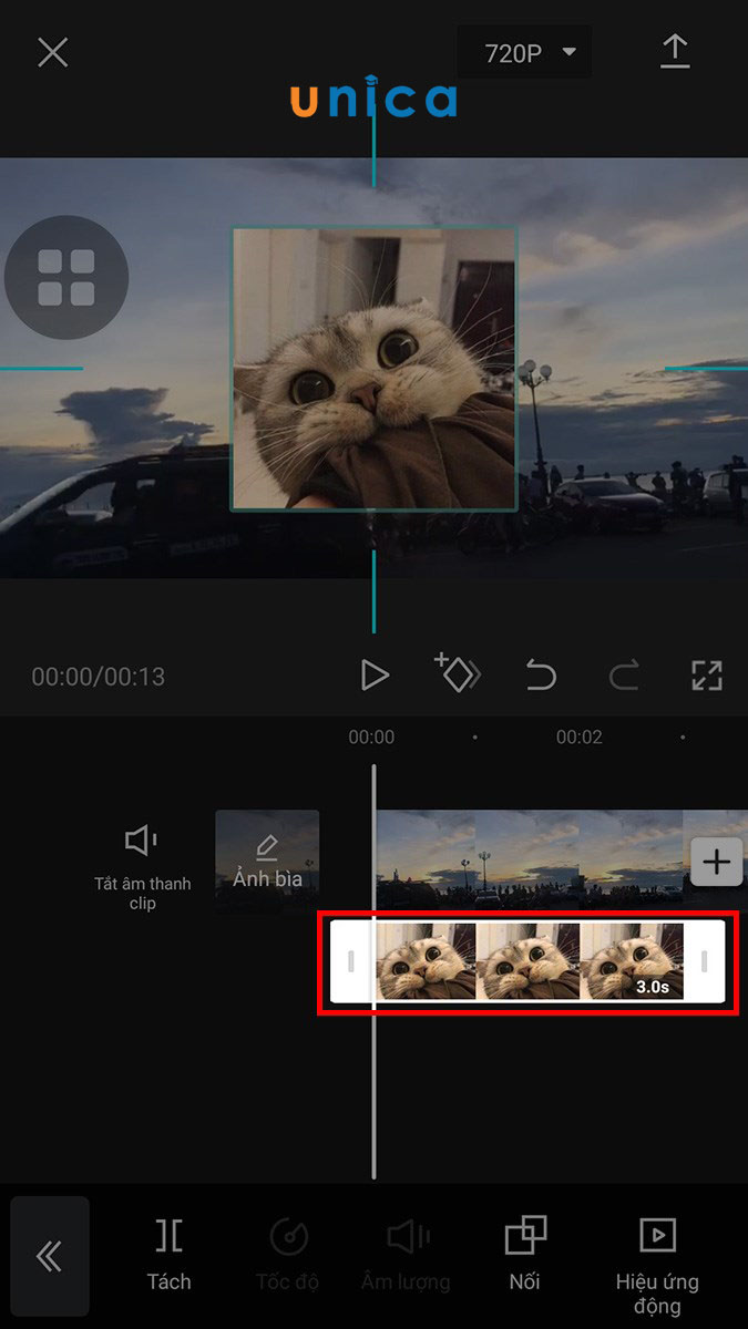 Kéo thả lớp ảnh