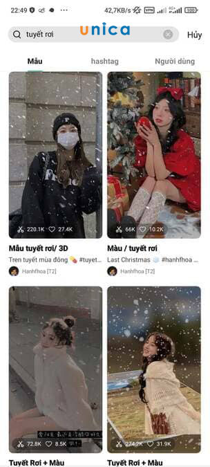 Tìm kiếm hiệu ứng