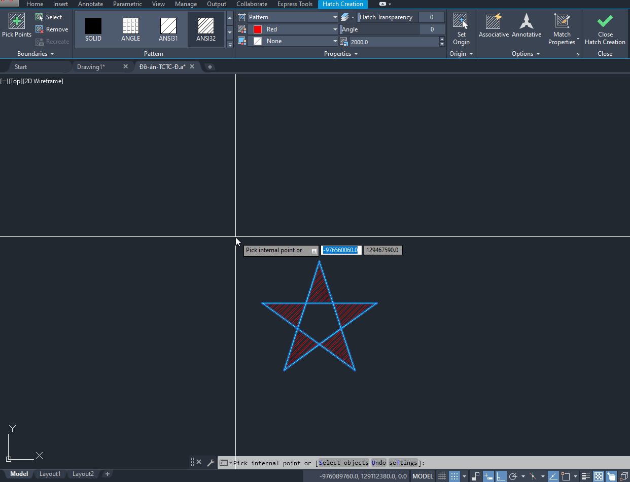 Với 3 bước đơn giản, bạn đã hoàn thành xong lệnh mặt cắt trong cad