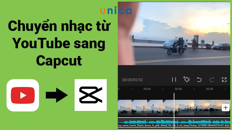 Cách chuyển nhạc Youtube sang Capcut cực dễ dàng