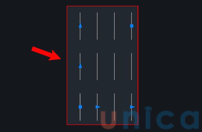 Sao chép đối tượng thành mảng hình chữ nhật theo cột hoặc theo hàng