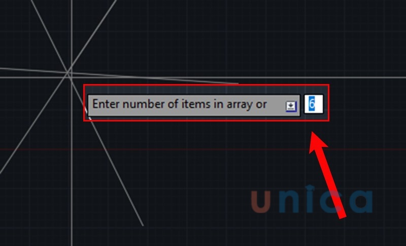 Cách tạo Polar Array trong Autocad