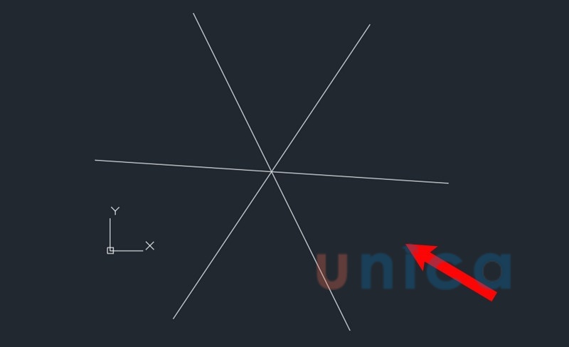 Kết quả tạo Polar Array trong Autocad