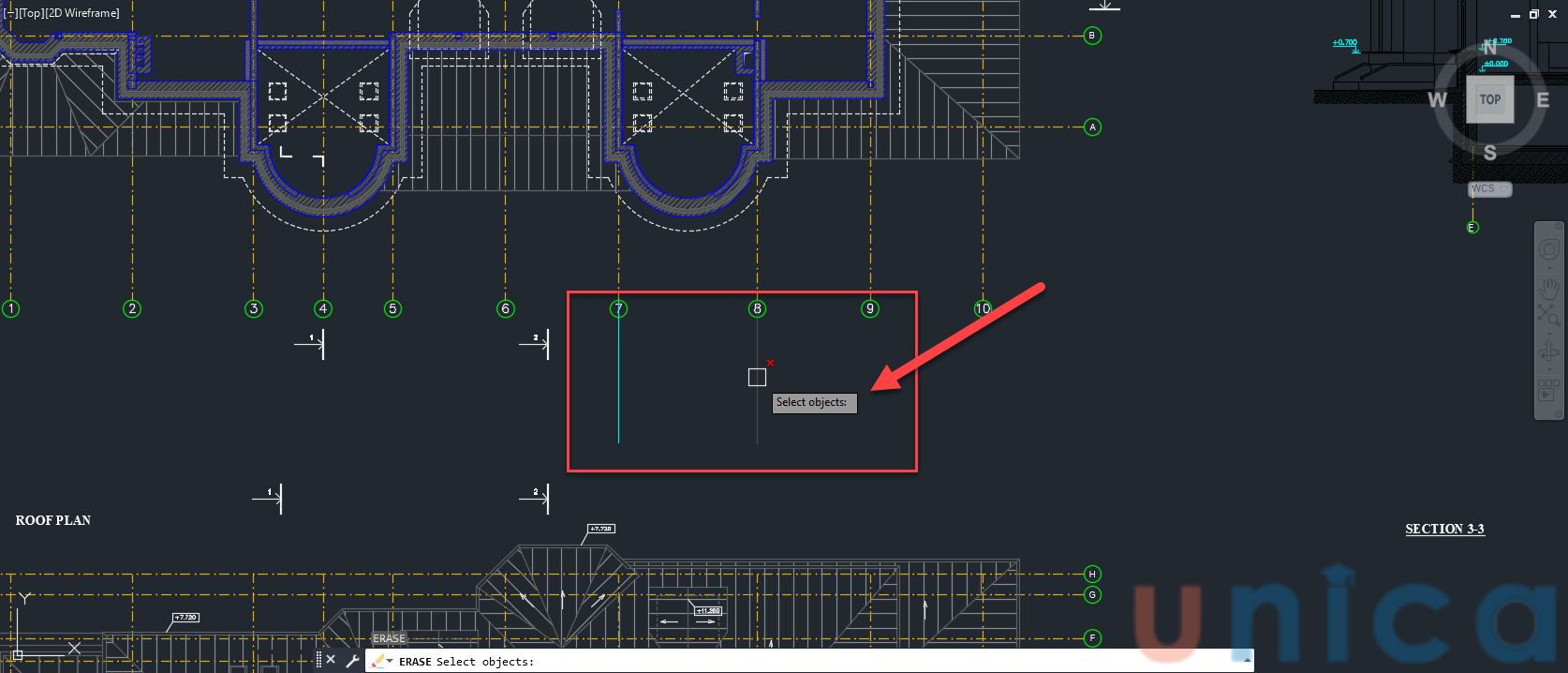 Cách sử dụng lệnh Erase