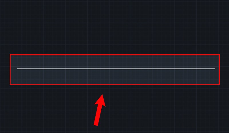 Kết quả sau khi thực hiện lệnh nối 2 đường thẳng trong CAD