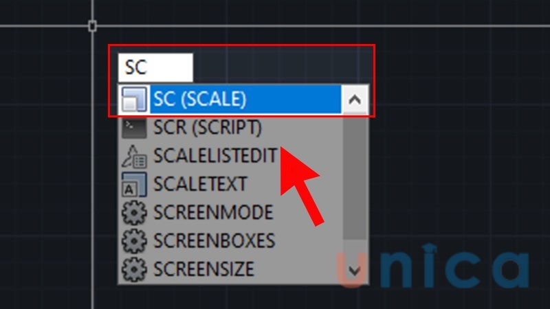 Cách dùng lệnh Scale trong Cad