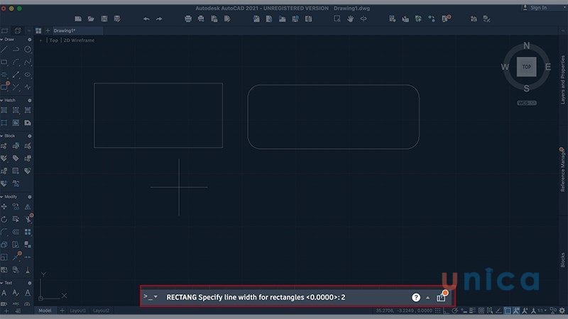 Nhập bề rộng với nét