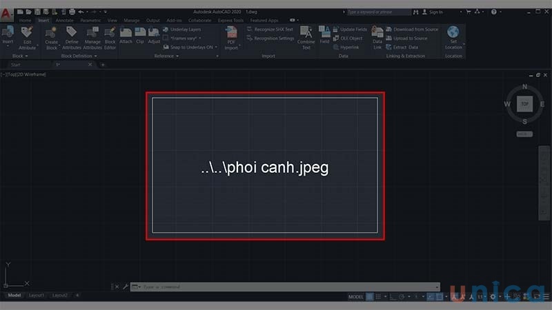 Lỗi chèn ảnh trong CAD