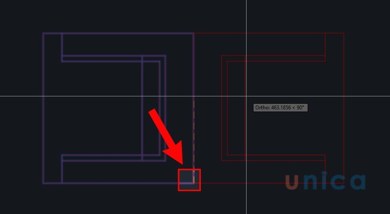Cách dùng lệnh đối xứng Mirror trong AutoCAD