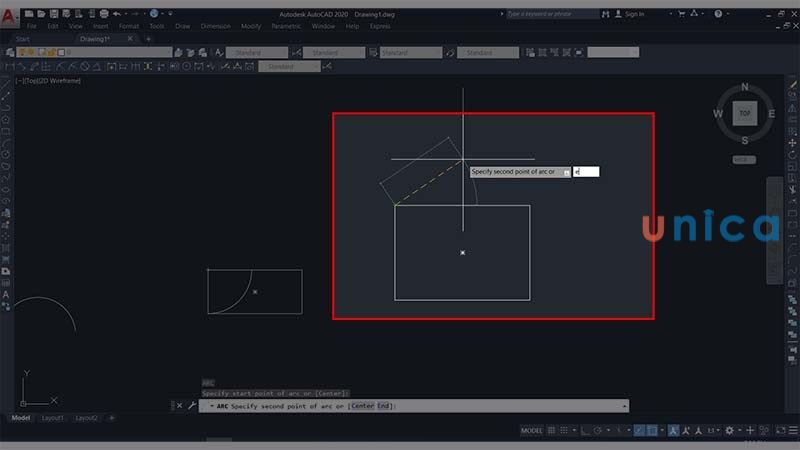 Nhập E và nhấn Enter