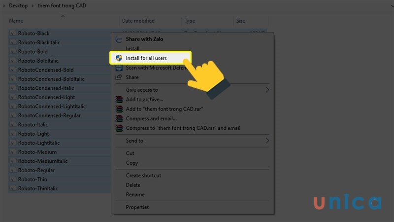 Cách cài font trong bản vẽ Cad rất đơn giản nên bạn có thể áp dụng