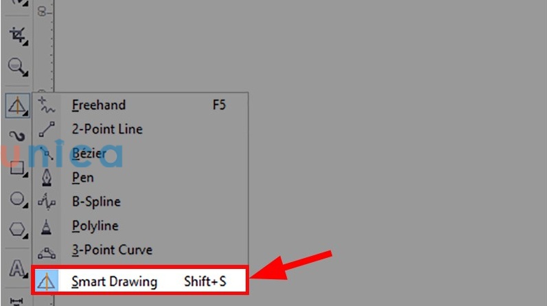 Chọn công cụ Smart Drawing Tool