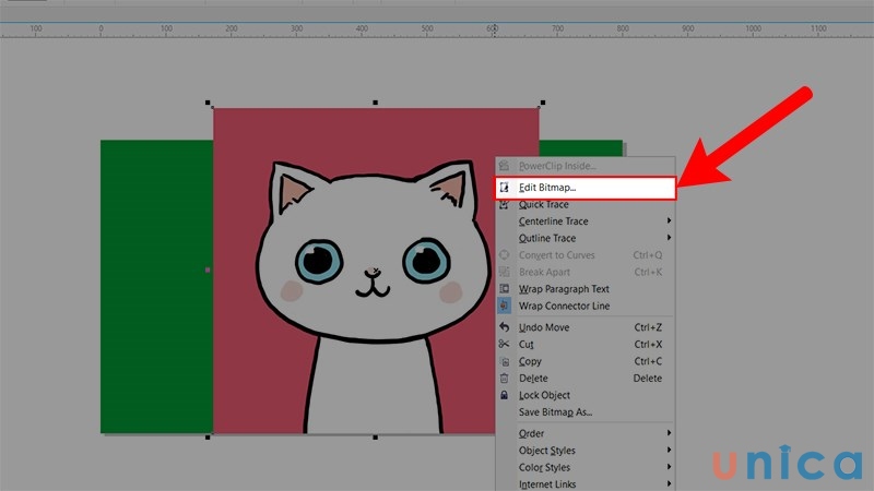 Click chuột phải vào hình ảnh bạn muốn làm nền trong suốt