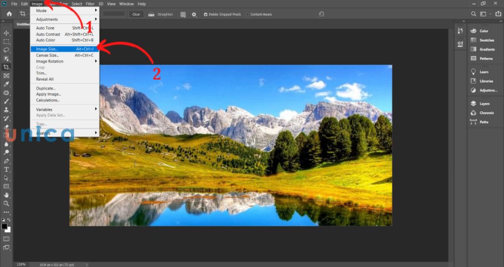 Cách phóng to thu nhỏ trong photoshop không bị vỡ ảnh