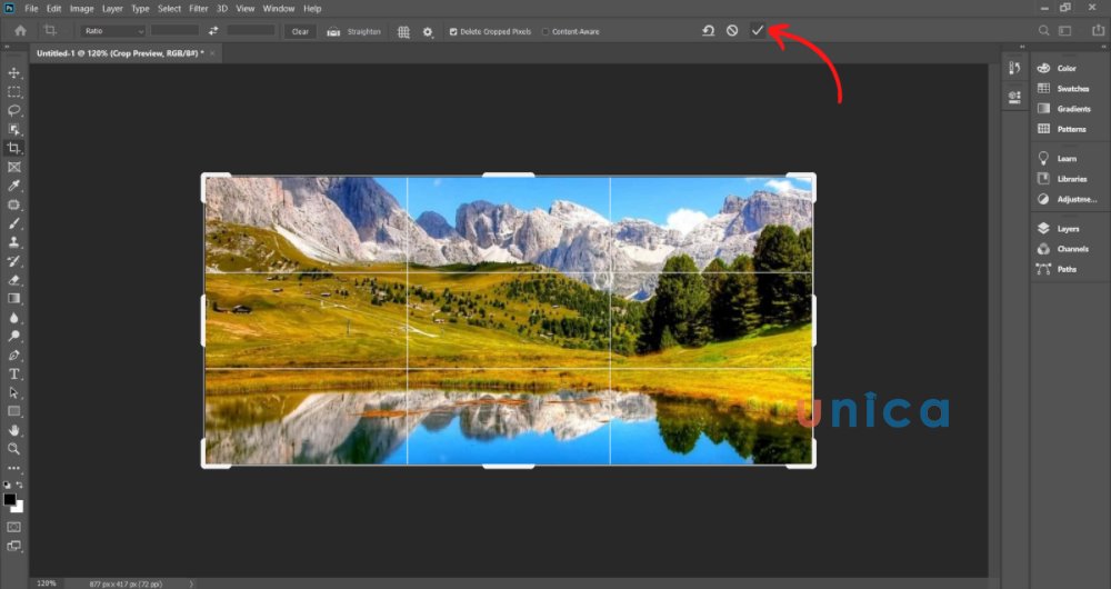 Cách thu nhỏ ảnh trong photoshop không bị vỡ