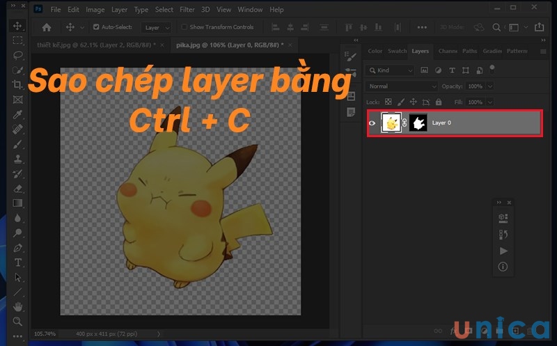 Cách ghép ảnh vào khung có sẵn