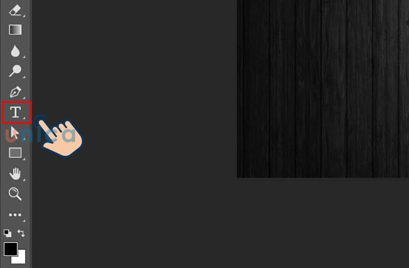 Sau đó nhấn vào biểu tượng chữ T