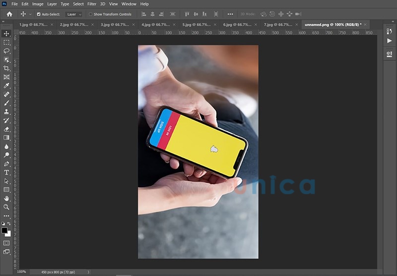 Xoay theo chiều kim đồng hồ 90°