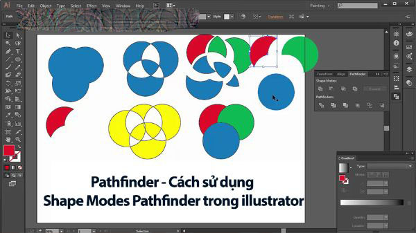 Pathfinder  là gì? Cách dùng Pathfinder trong  Illustrator