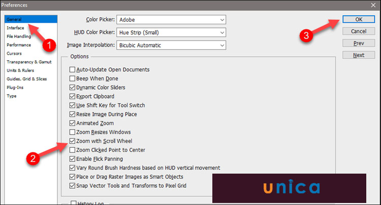 Hình ảnh lỗi kích thước thay đổi khi Zoom