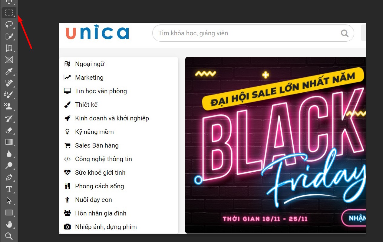 Rectangular Marquee Tool