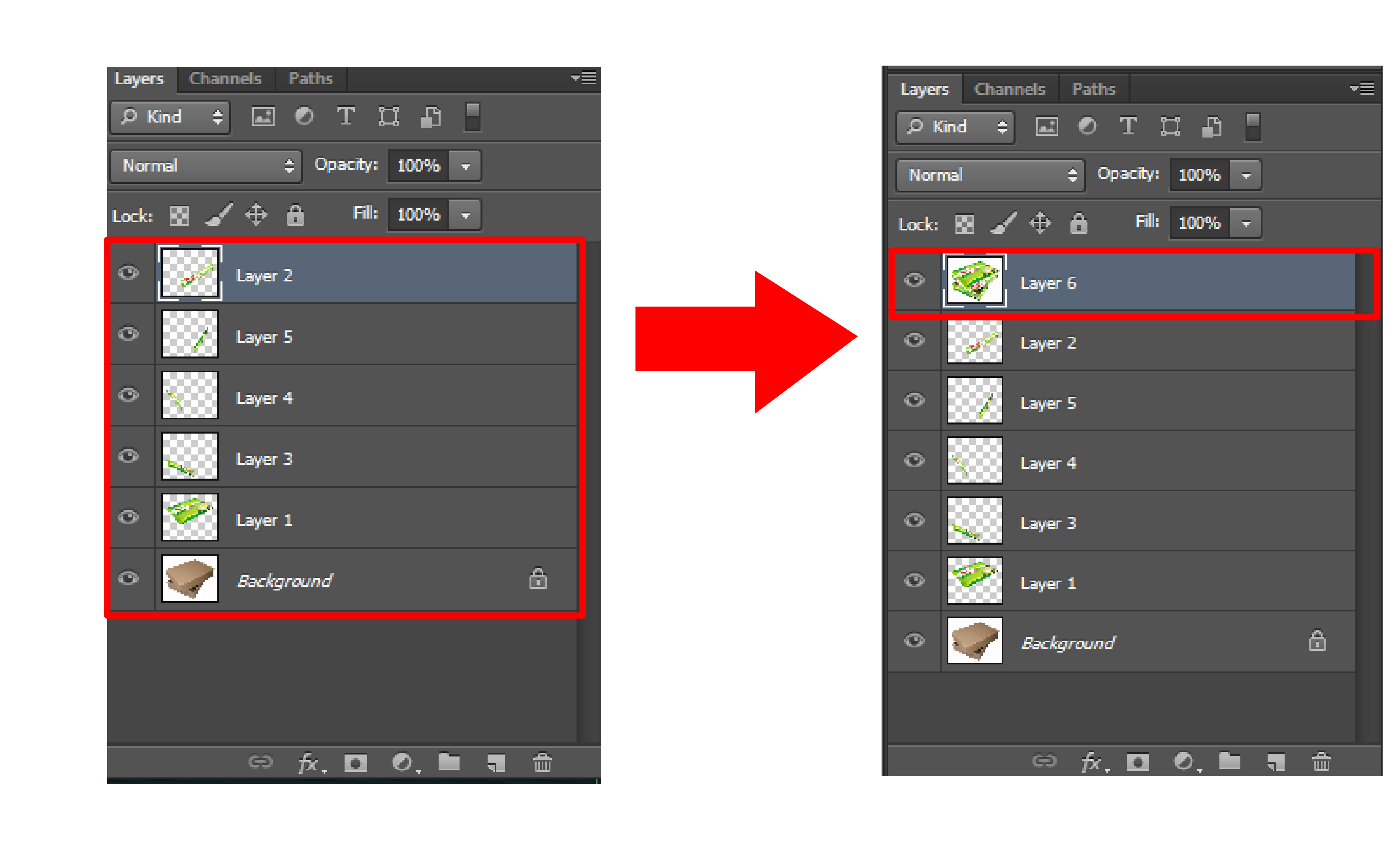 Layer trong photoshop là một lớp mỏng và trong suốt