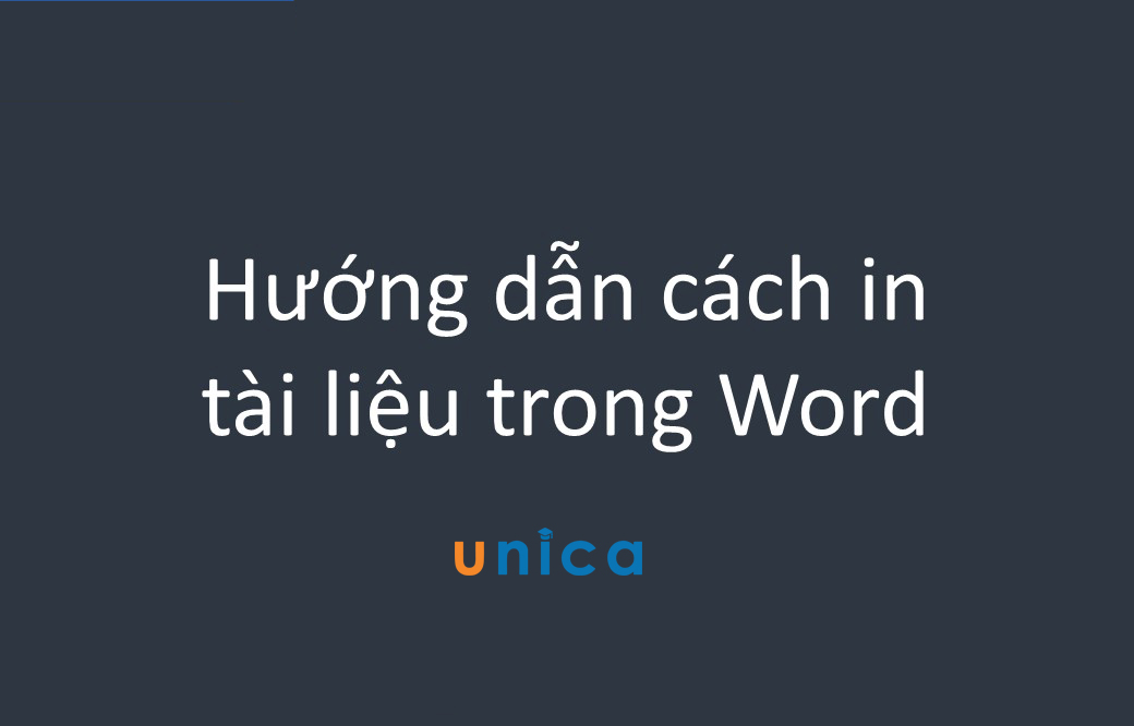 Hướng dẫn cách in trong Word 2010, 2013, 2016, 2019