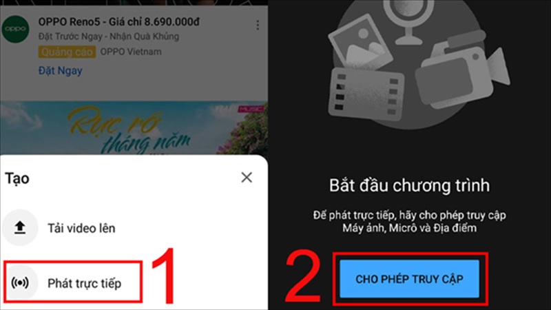 Nguyên tắc phát video trực tiếp trên YouTube