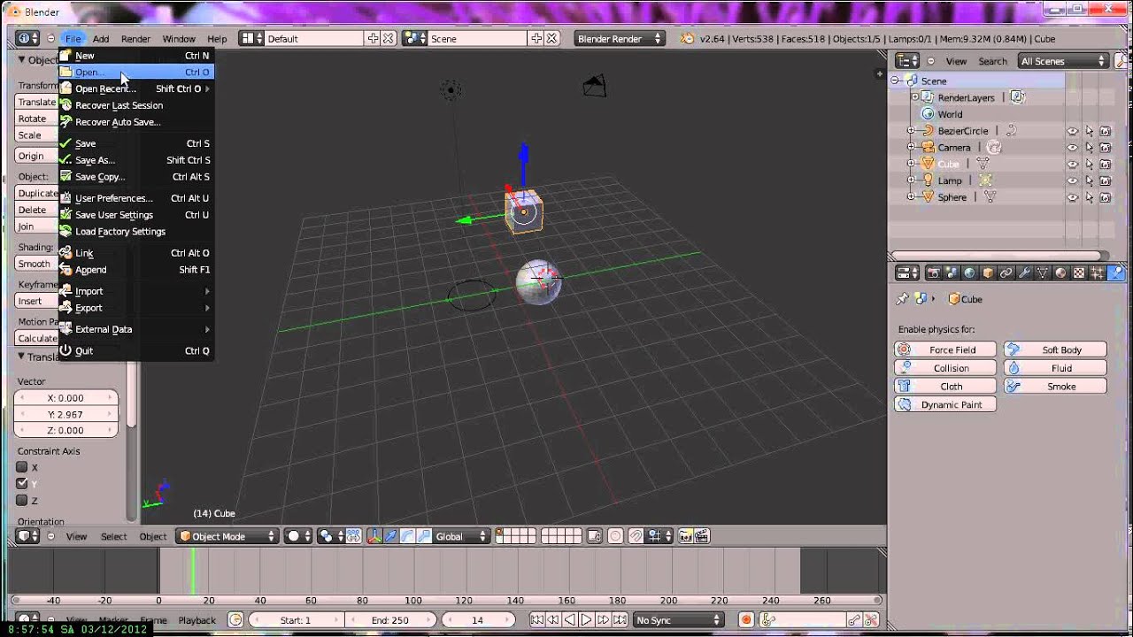 Phần mềm Blender