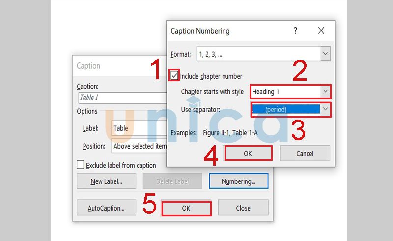 Tạo mục lục tự động cho bảng biểu - Hình 6