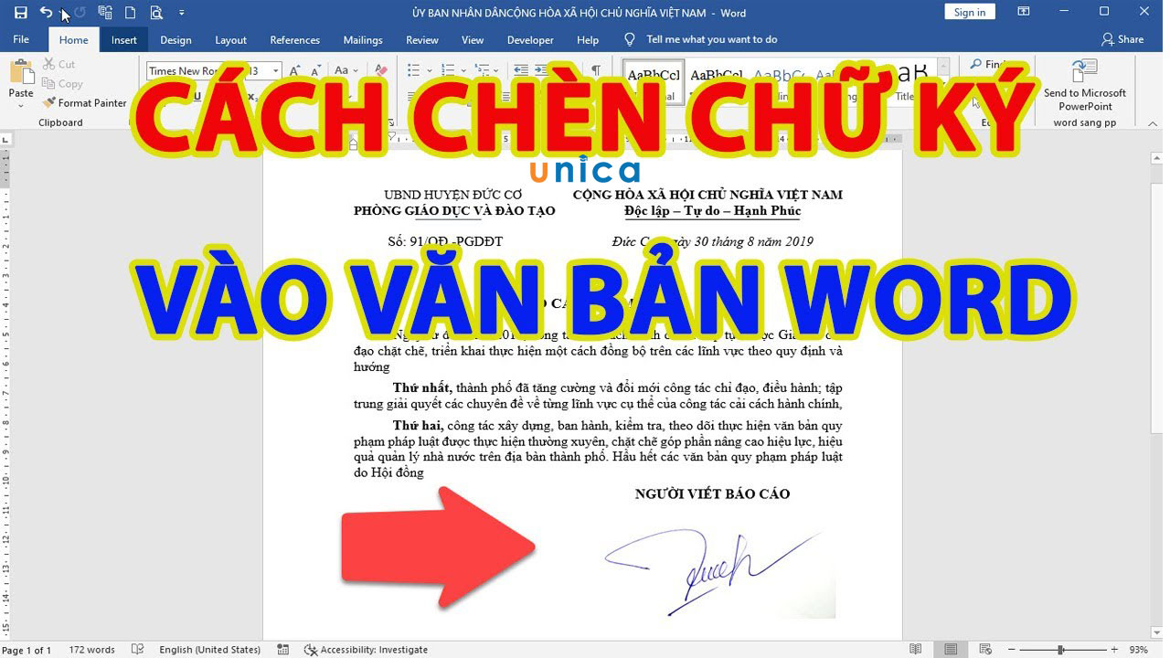 4 cách chèn chữ ký vào word cực đơn giản mà bạn cần biết