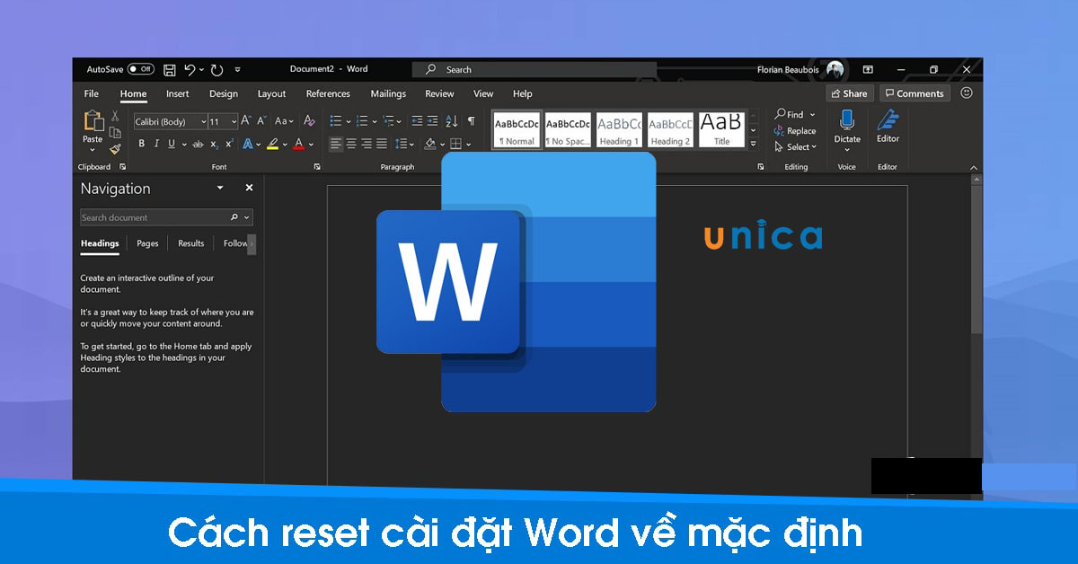 3 Cách chỉnh trang word về bình thường siêu đơn giản