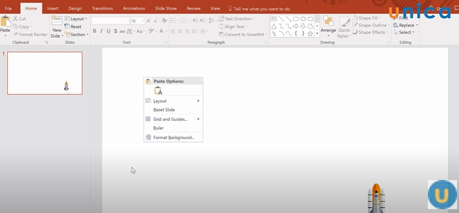Cách thay đổi màu nền slide trong Powerpoint