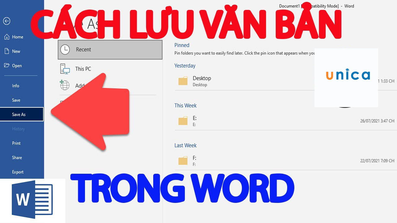 Luuvan Tiết lộ ngay cách lưu văn bản trong word chỉ mất 5 giây thực hiện
