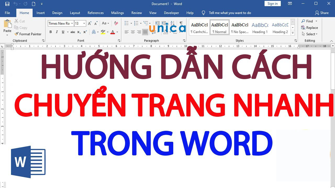 2 cách di chuyển trang trong word đơn giản, siêu dễ dàng