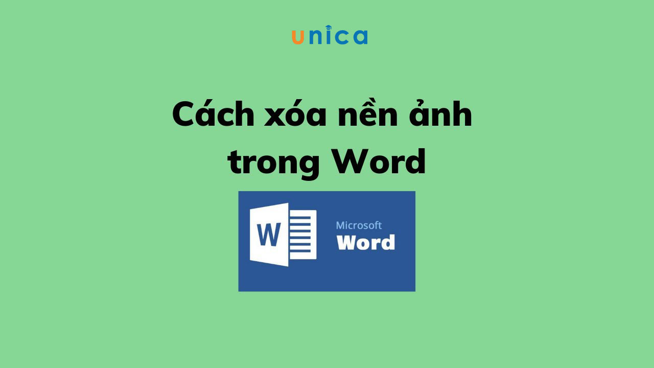 Cách xóa nền ảnh trong word chỉ mất 5 giây mà bạn nên biết