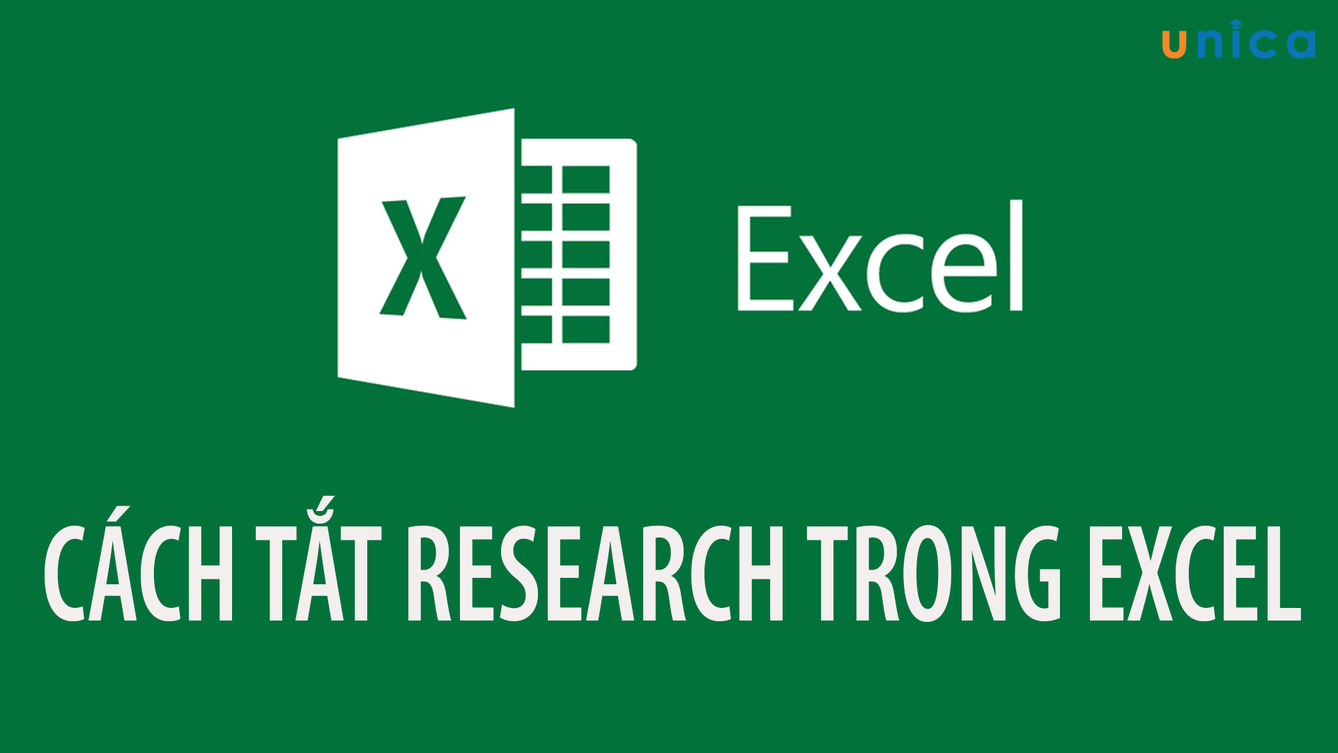 tắt research trong excel