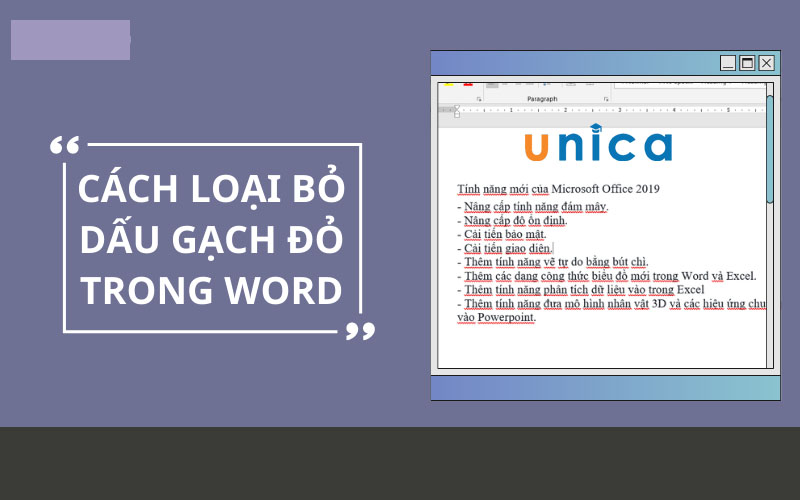 Cách bật và tắt tính năng chữ bị gạch đỏ trong word đơn giản