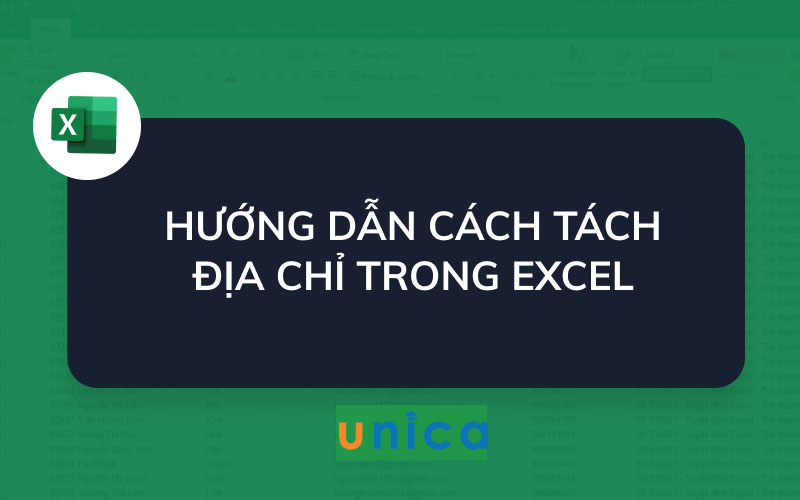 Hướng dẫn 5 cách tách địa chỉ trong excel nhanh chóng, đơn giản