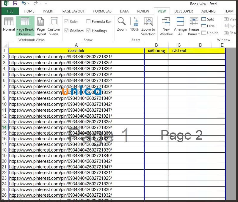 cach-ngat-trang-trong-excel-1
