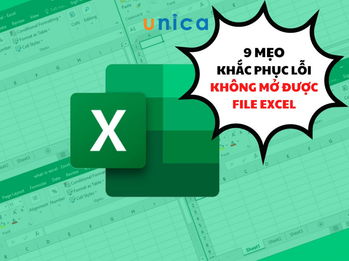 Bỏ túi 10 cách khắc phục file excel bị lỗi không mở được